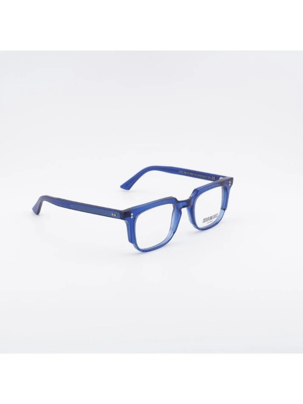 Cutler and Gross CGOP138249 004 Eyeglasses Blue 49mm Square Frame